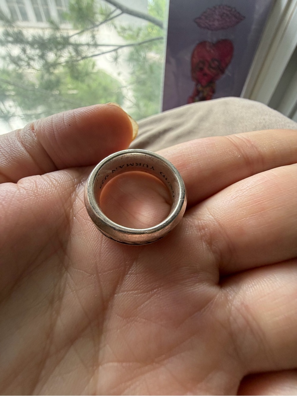 David Yurman Sterling Silver Polished Band Ring